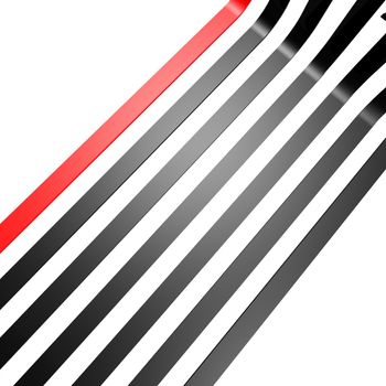 Red black line wallpaper