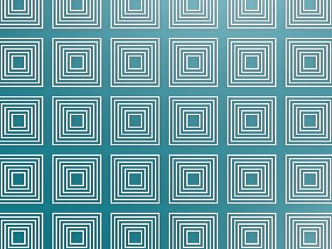 Blue square pattern