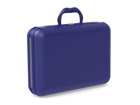 Blue briefcase