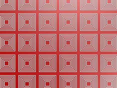 Red square pattern