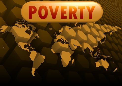 Poverty world map