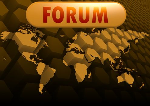 Forum world map