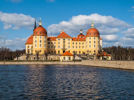 Moritzburg castle in the centre of the pond (Germany) Moritzburg castle in the centre of the pond (Germany)