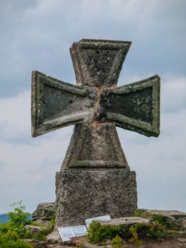 Maltese cross at Stepanka view tower (Korenov, Czech Republic) OLYMPUS DIGITAL CAMERA