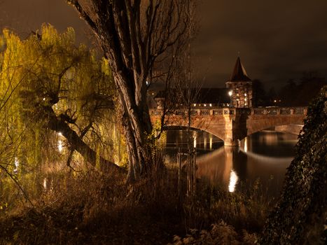 Nuremberg centre at tight (Germany)