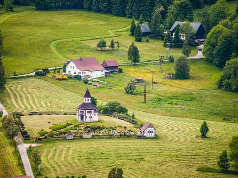 Landscape near Korenov village in northern Bohemia (Czech Republic)