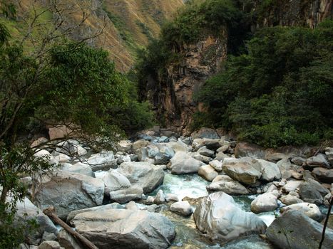 Urubamba river near Machu Picchu (Peru)