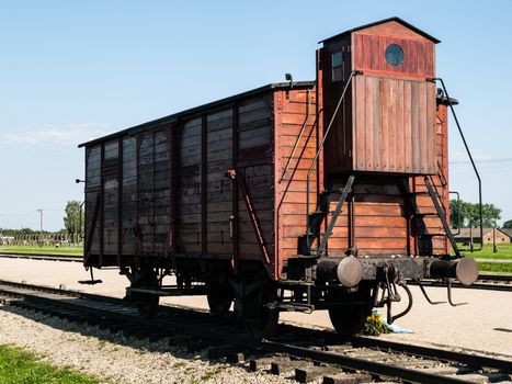 Transport vagon in Birkenau (Poland)
