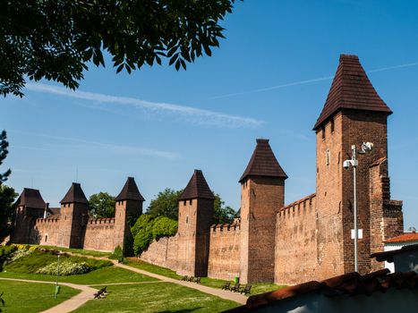 Town fortification in Nymburk (Czech Republic)
