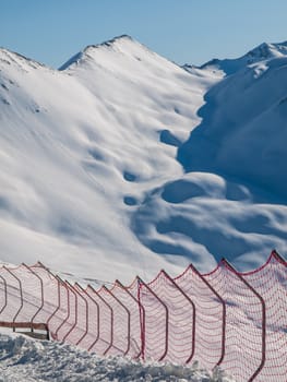 Winter mountains