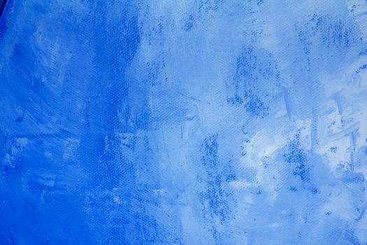 Blue color paint grunge background