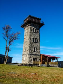 View tower on Cerchov (Cesky les) Cerchov