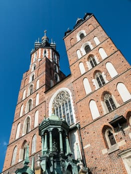 St. Mary's basilica in Krakow (Poland)