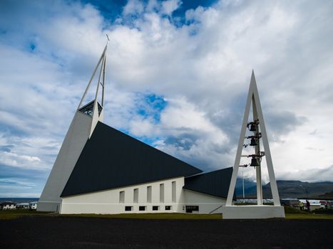 Modern church in Olafsvik (Iceland)