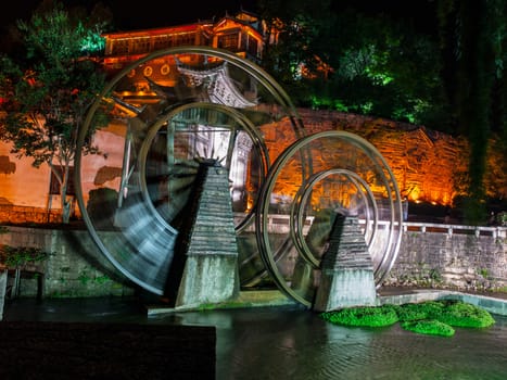 Watermill in Lijiang (Yunnan, China)