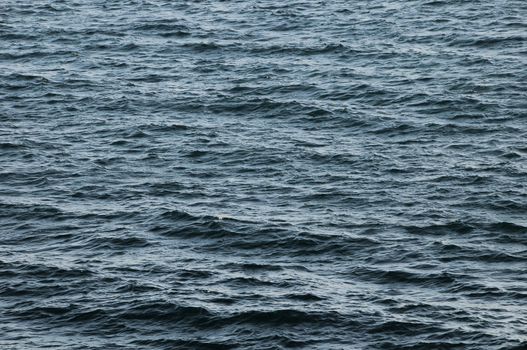 Blue Water Texture Pattern at Noon on the Atlantic Ocean