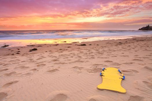 A beautiful beach sunrise at The Entrance south,  Central Coast NSW Australia 