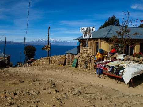 Rural life on Island of the Sun (Titicaca Lake, Bolivia)