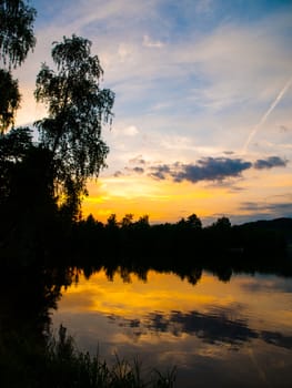 Komarov lake near Brandzes (Bohemian Paradise, Czech Republic)
