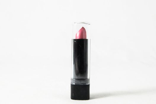 Lipstick in Black Container on a white background