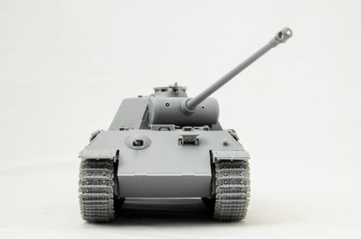 The Model Tank King Tiger 2 of WW2 on a White Background