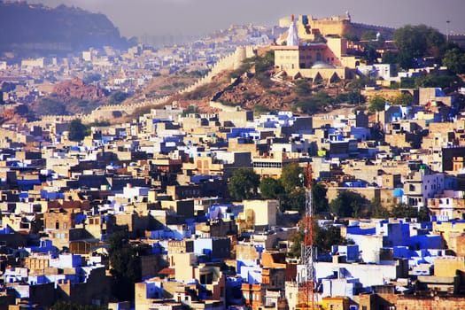 Jodhpur city seen from Mehrangarh Fort, Rajasthan, India