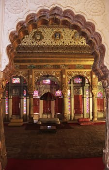 Room within Palace complex, Mehrangarh Fort, Jodhpur, Rajasthan, India