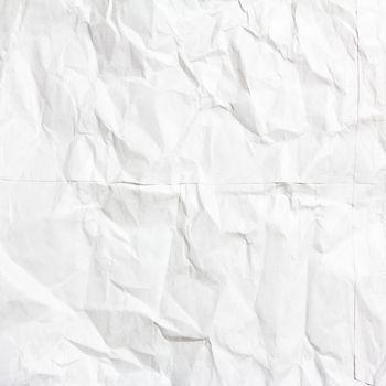 white crumpled paper texture use for background