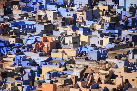 Jodhpur city seen from Mehrangarh Fort, Rajasthan, India