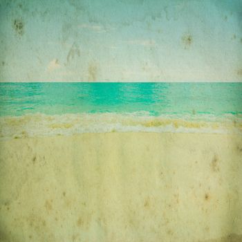 Retro beach grunge style 