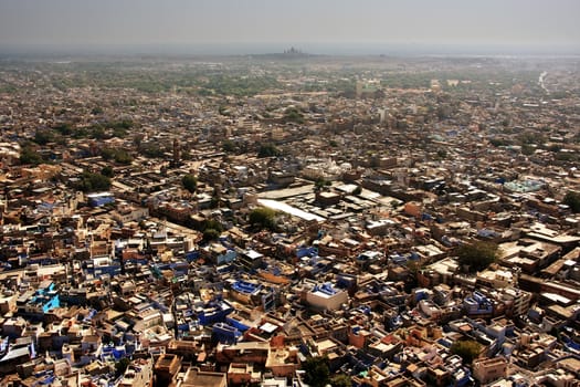 Jodhpur city seen from Mehrangarh Fort, Rajasthan, India