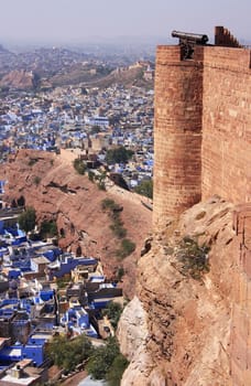 Jodhpur city seen from Mehrangarh Fort, Rajasthan, India