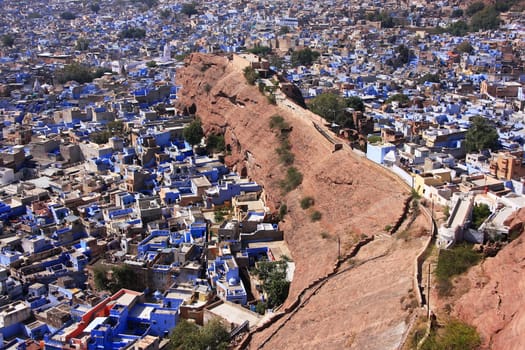 Jodhpur city seen from Mehrangarh Fort, Rajasthan, India