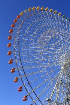 Ferris Wheel - Osaka City in Japan