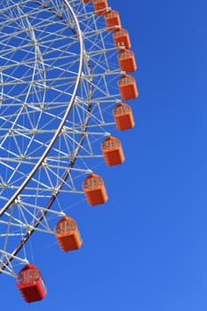 Ferris Wheel - Osaka City in Japan