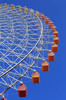 Ferris Wheel - Osaka City in Japan