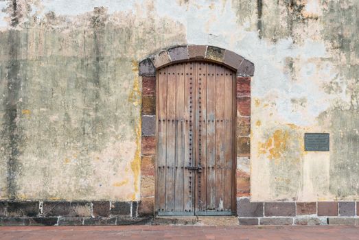 Old Door in Panama City in Casco Viejo