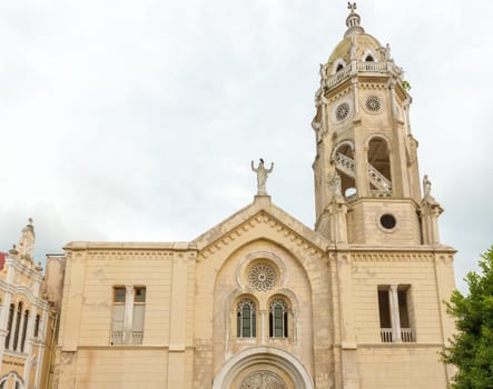 Old church in Casco Viejo in Panama City