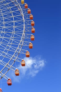 Ferris Wheel - Osaka City in Japan