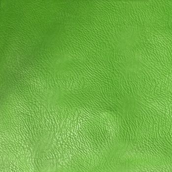 Texture of green leather for background 