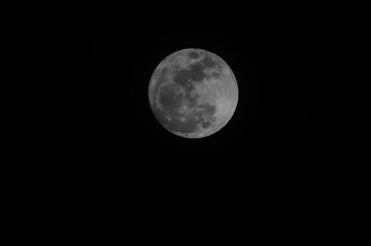 Firest Full Mini Moon in January 2014 Tenerife Canary Islands Spain