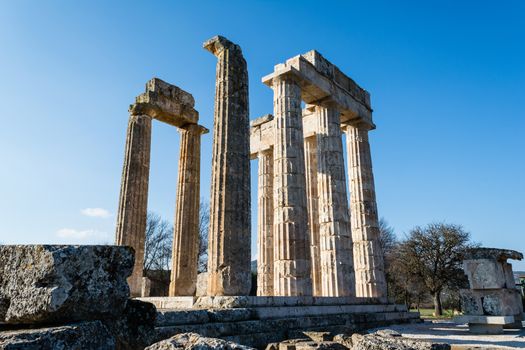 Zeus temple in the ancient Nemea, Greece