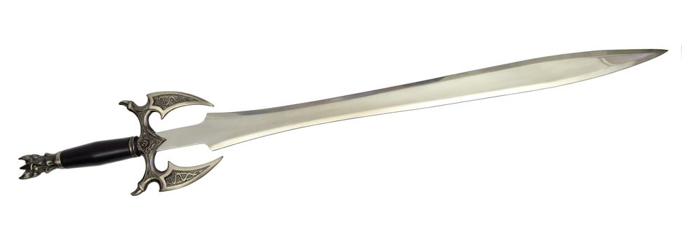 image of a medieval sword over white