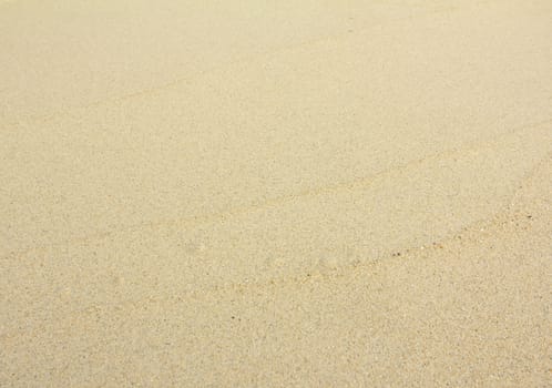 sand pattern on the beach in the summer 