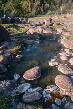 Fang Hot Spring National Park is part of Doi Pha Hom Pok National Park in Chiang Mai, Thailand