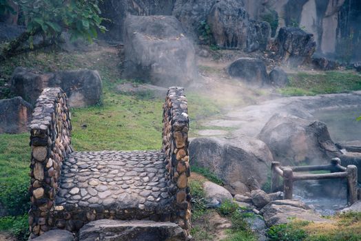 Fang Hot Spring National Park is part of Doi Pha Hom Pok National Park in Chiang Mai, Thailand (Filtered Images )