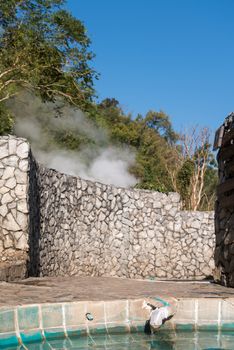 Fang Hot Spring National Park is part of Doi Pha Hom Pok National Park in Chiang Mai, Thailand