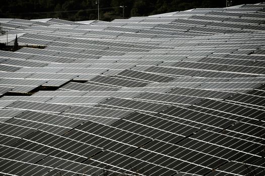 French photovoltaic solar plant in the Gard department in Ales