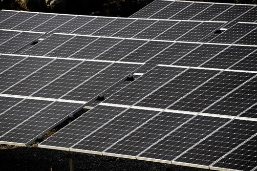 French photovoltaic solar plant in the Gard department in Ales