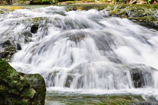 The waterfall sarika National Park, nakon-nayok thailand.